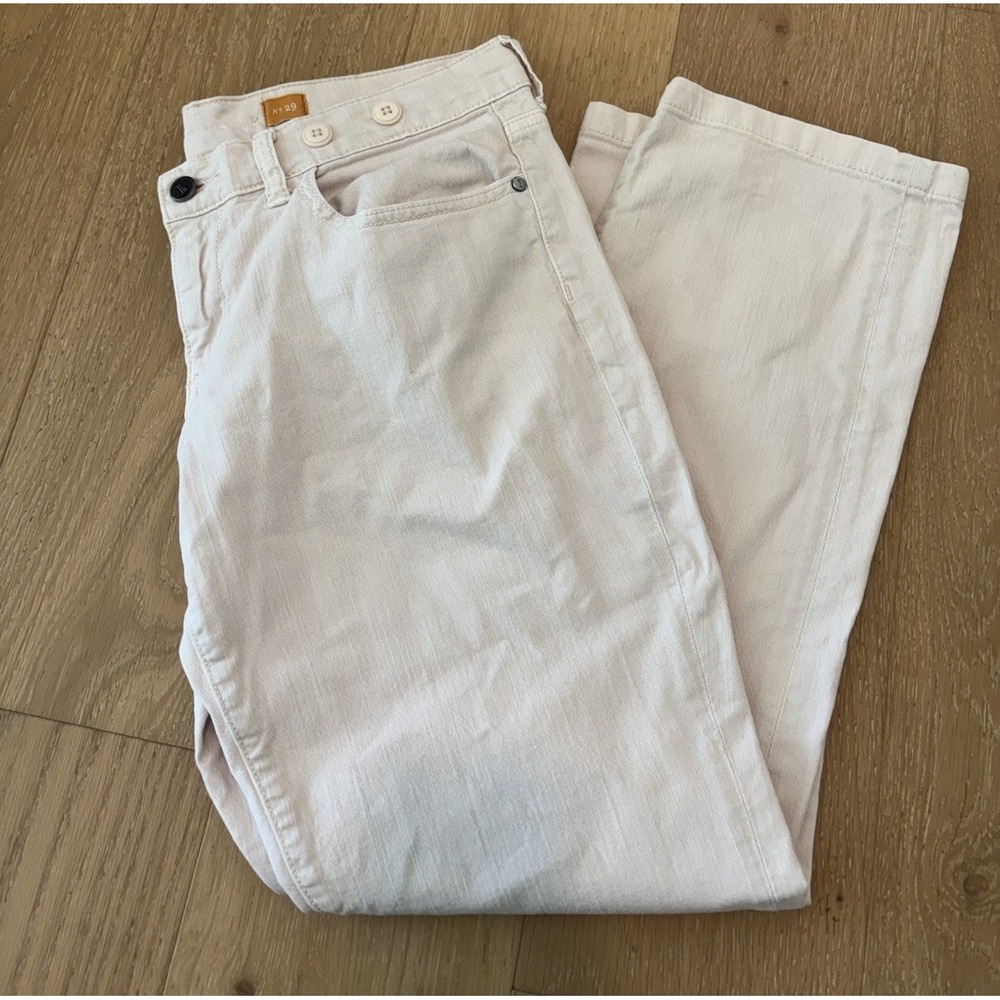 Pilcro and the Letterpress Button Jeans Straight Chino Pants Pink Blush Size 34
